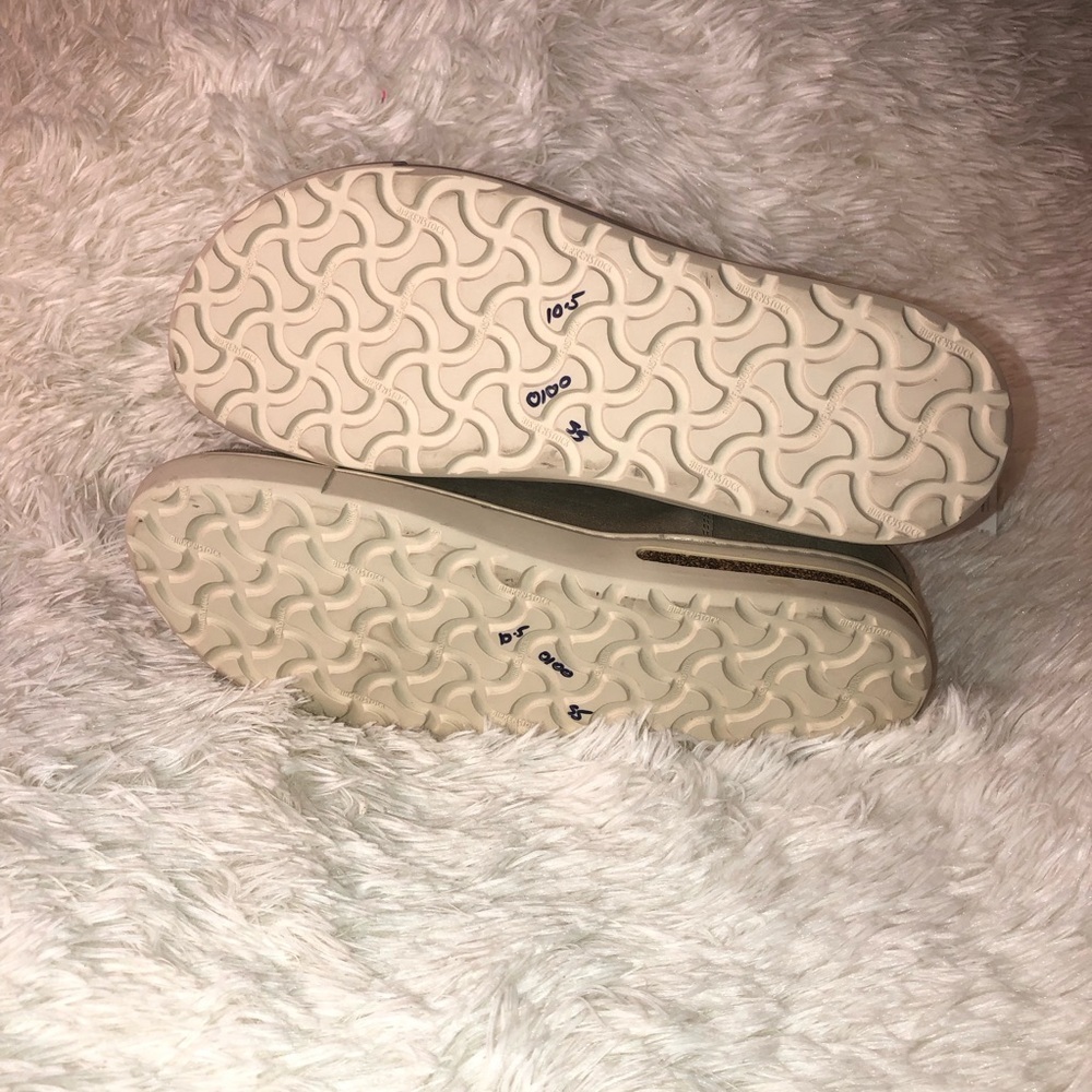 Birkenstock Beige Slip-On Footwear NWT size 37 6-6.5 - Picture 14 of 15
